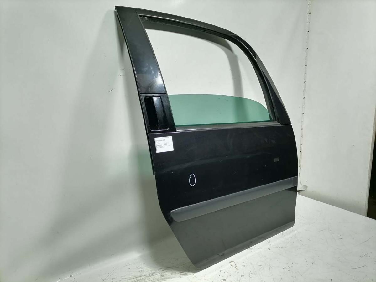 Skoda Roomster original T&uuml;r hinten rechts LF9R Black Magic Rohbau Bj.2010